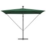Parasol de cantilever tipo plátano Verde 294 x 200 x 254 cm