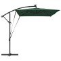 Parasol de cantilever tipo plátano Verde 294 x 200 x 254 cm