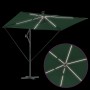 Parasol de cantilever tipo plátano Verde 294 x 200 x 254 cm