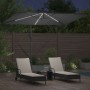Parasol de cantilever tipo plátano Antracita 294 x 200 x 254 cm