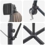 Parasol de cantilever tipo plátano Taupé 294 x 200 x 254 cm