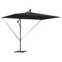 Parasol de cantilever tipo plátano Negro 294 x 200 x 254 cm