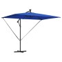 Parasol de cantilever tipo plátano Azul 294 x 200 x 254 cm