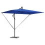 Parasol de cantilever tipo plátano Azul 294 x 200 x 254 cm