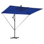 Parasol de cantilever tipo plátano Azul 294 x 200 x 254 cm