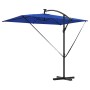 Parasol de cantilever tipo plátano Azul 294 x 200 x 254 cm