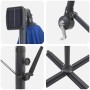Parasol de cantilever tipo plátano Azul 294 x 200 x 254 cm