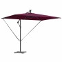 Parasol de cantilever tipo plátano Rojo burdeos