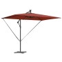Parasol de cantilever tipo plátano Terracota 294 x 200 x 254 cm