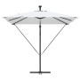 Parasol de cantilever tipo plátano Arena 249 x 249 x 250 cm
