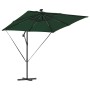 Parasol de cantilever tipo plátano Verde 249 x 249 x 250 cm