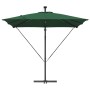 Parasol de cantilever tipo plátano Verde 249 x 249 x 250 cm