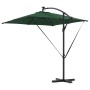 Parasol de cantilever tipo plátano Verde 249 x 249 x 250 cm