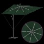 Parasol de cantilever tipo plátano Verde 249 x 249 x 250 cm
