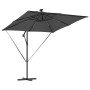 Parasol de cantilever tipo plátano Antracita 249 x 249 x 250 cm