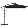 Parasol de cantilever tipo plátano Negro 249 x 249 x 250 cm