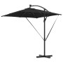 Parasol de cantilever tipo plátano Negro 249 x 249 x 250 cm