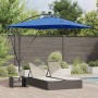Parasol de cantilever tipo plátano Azul 249 x 249 x 250 cm