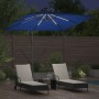Parasol de cantilever tipo plátano Azul 249 x 249 x 250 cm