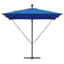 Parasol de cantilever tipo plátano Azul 249 x 249 x 250 cm