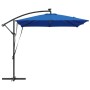 Parasol de cantilever tipo plátano Azul 249 x 249 x 250 cm