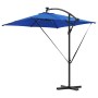 Parasol de cantilever tipo plátano Azul 249 x 249 x 250 cm