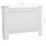 Weiße MDF-Heizkörperabdeckung 112x19x81,5 cm von vidaXL, Zubehör für Heizkörper - Ref: Foro24-284323, Preis: 103,43 €, Rabatt: %