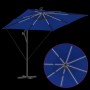 Parasol de cantilever tipo plátano Azul 249 x 249 x 250 cm