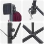 Parasol de cantilever tipo plátano Rojo burdeos