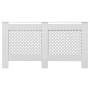 Cubierta para radiador MDF blanco 152x19x81,5 cm