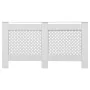 Cubierta para radiador MDF blanco 152x19x81,5 cm de vidaXL, Accesorios para radiadores de calefacción - Ref: Foro24-284324, P...