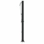Ducha Solar Exterior Negro 217 cm PVC y aluminio