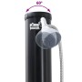 Ducha Solar Exterior Negro 217 cm PVC y aluminio