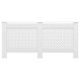 Cubierta para radiador MDF blanco 172x19x81,5 cm de vidaXL, Accesorios para radiadores de calefacción - Ref: Foro24-284325, P...