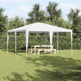 Carpa de Fiesta Blanco 400 x 400 x 266 cm Poliéster y Acero