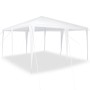 Carpa de Fiesta Blanco 400 x 400 x 266 cm Poliéster y Acero