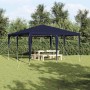 Carpa de Fiesta Azul y Blanco 400 x 400 x 266 cm