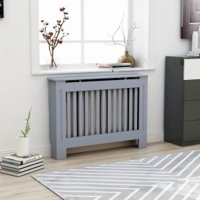 Anthrazitgraue MDF-Kühlerabdeckung 112x19x81,5 cm von vidaXL, Zubehör für Heizkörper - Ref: Foro24-288173, Preis: 72,36 €, Ra...