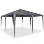 Carpa de Fiesta Antracita y Blanco 400 x 400 x 266 cm