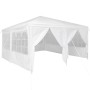 Carpa de Fiesta Blanco 400 x 400 x 266 cm Poliéster y Acero