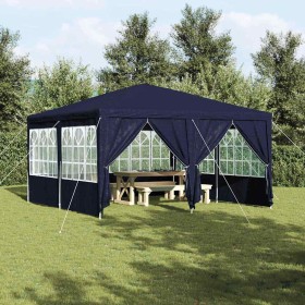 Carpa de Fiesta Azul y Blanco 400 x 400 x 266 cm