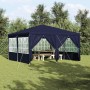 Carpa de Fiesta Azul y Blanco 400 x 400 x 266 cm