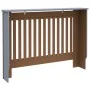 Anthrazitgraue MDF-Kühlerabdeckung 112x19x81,5 cm von vidaXL, Zubehör für Heizkörper - Ref: Foro24-288173, Preis: 76,17 €, Ra...