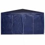 Carpa de Fiesta Azul y Blanco 400 x 400 x 266 cm