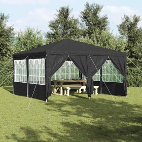 Carpa de Fiesta Antracita y Blanco 400 x 400 x 266 cm