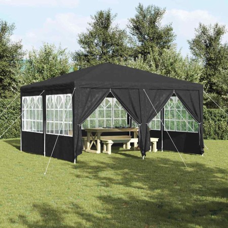 Carpa de Fiesta Antracita y Blanco 400 x 400 x 266 cm