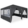 Carpa de Fiesta Antracita y Blanco 400 x 400 x 266 cm