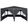 Carpa de Fiesta Antracita y Blanco 400 x 400 x 266 cm