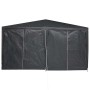 Carpa de Fiesta Antracita y Blanco 400 x 400 x 266 cm