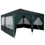Carpa de Fiesta Verde y blanco 400 x 400 x 266 cm